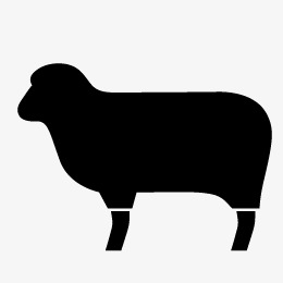 260x260 Sheep Silhouette, Sheep, Sketch, Animal Png And Vector For Free