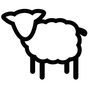 283x283 Sheep Silhouette Silhouette Of Sheep