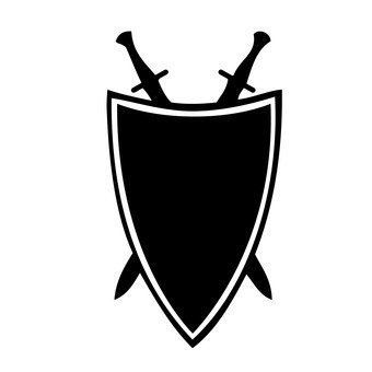 Silhouette Shield at GetDrawings | Free download