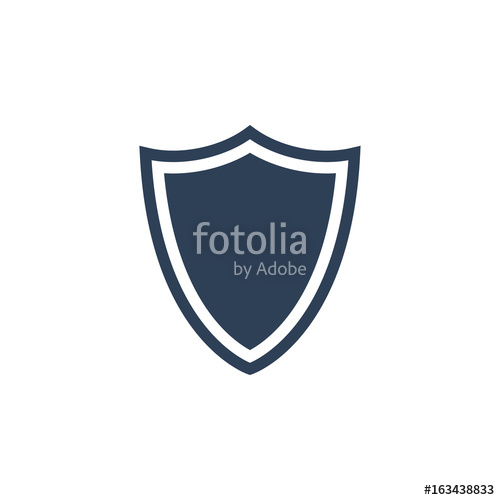 500x500 Shield Silhouette, Logo, Icon Stock Image And Royalty Free Vector