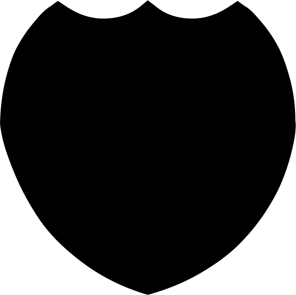 981x980 Black Shield Silhouette Svg Png Icon Free Download ( 30773