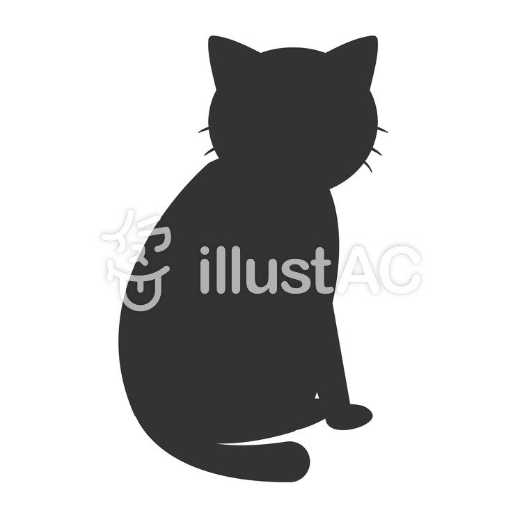 750x750 Free Cliparts Silhouette, Cat, Sit Down, Cat