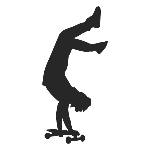 512x512 Skateboard Silhouette 1