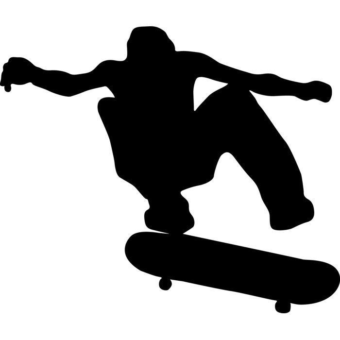 700x700 Wallhogs Skateboard Silhouette I Cutout Wall Decal Amp Reviews