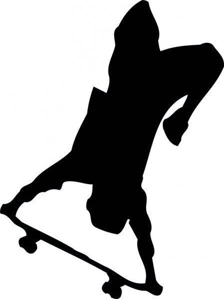 449x600 Pix For Gt Vintage Skateboard Silhouette Skate Competition