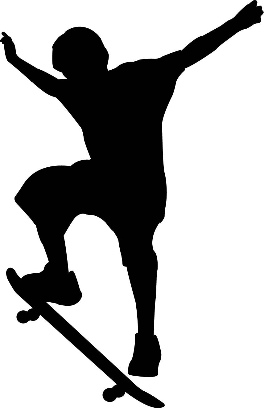 Silhouette Skater at GetDrawings | Free download