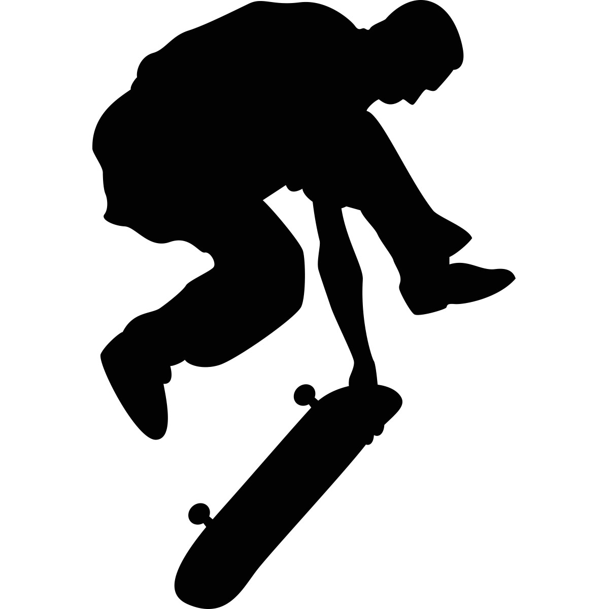 1200x1200 Sticker Skater Free Style