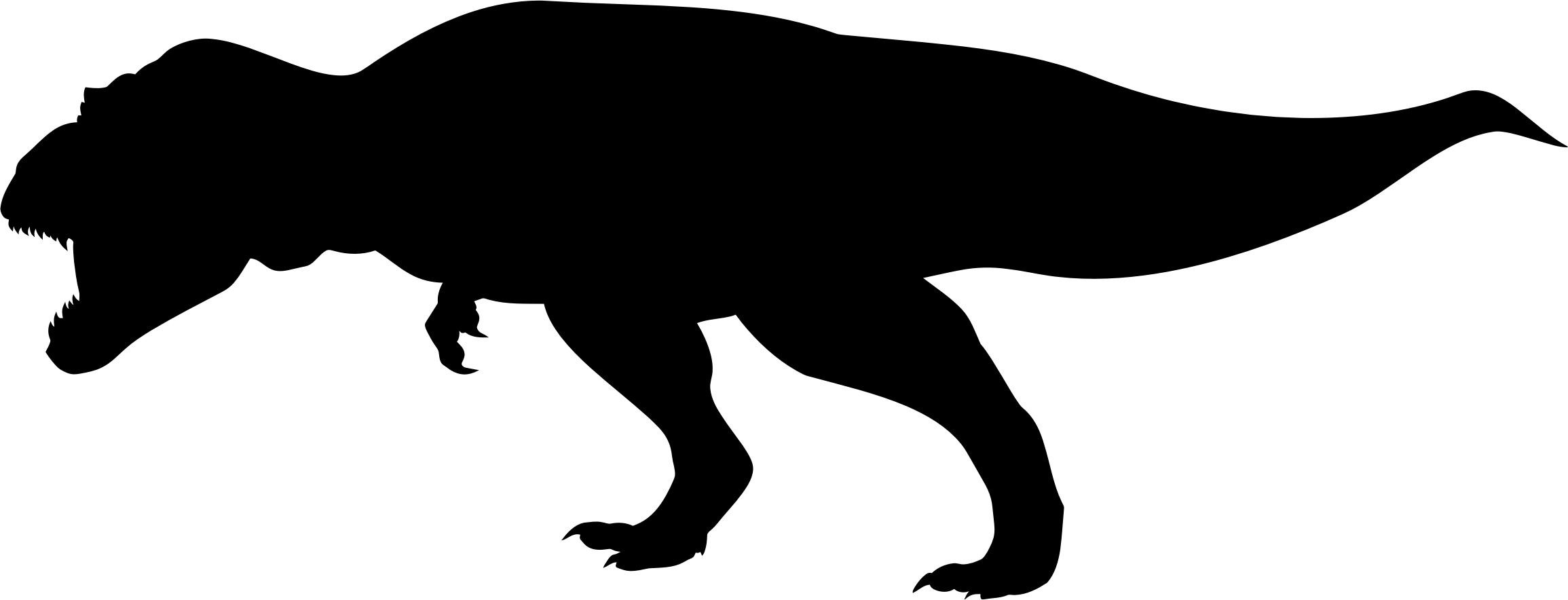 2310x884 T Rex Skeleton Icons Png Free And Downloads Stuning Silhouette