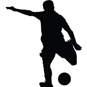 300x300 Soccer Player Silhouette Clipart Panda