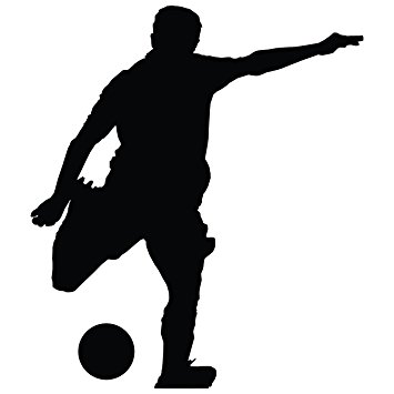 355x355 Soccer Wall Decal Sticker