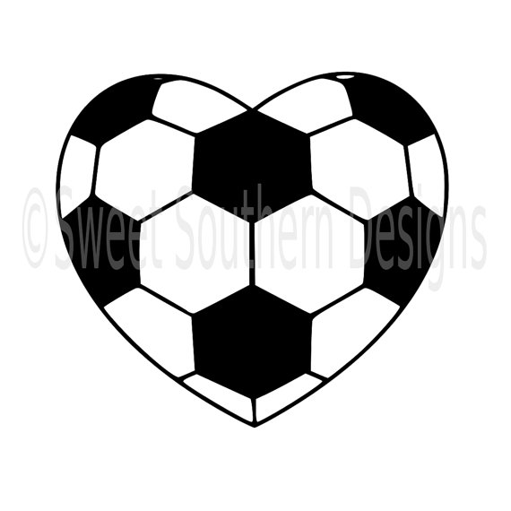 570x570 Soccer Heart Svg Instant Download Design For Cricut