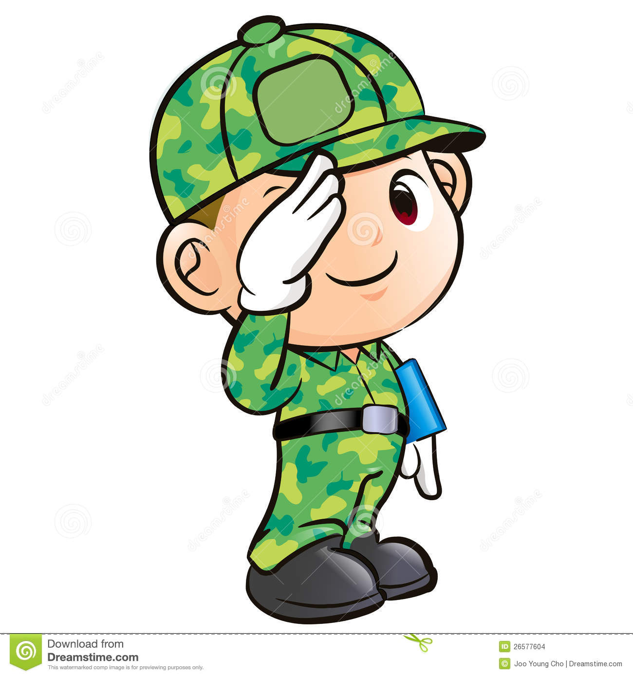 1300x1390 Soldier Saluting
