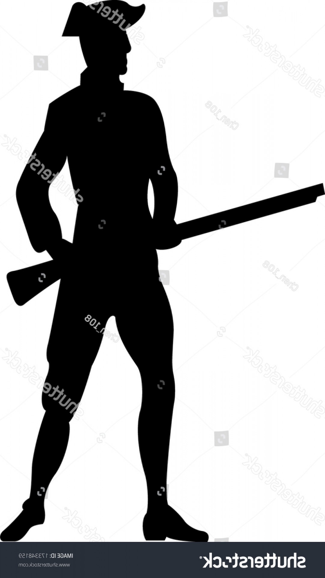 1082x1920 American Revolutionary War Soldier Silhouette Sohadacouri