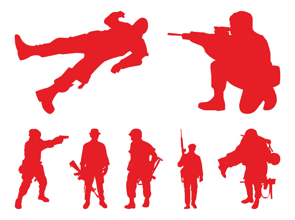 1024x765 Soldiers Silhouettes Graphics Vector Art Amp Graphics