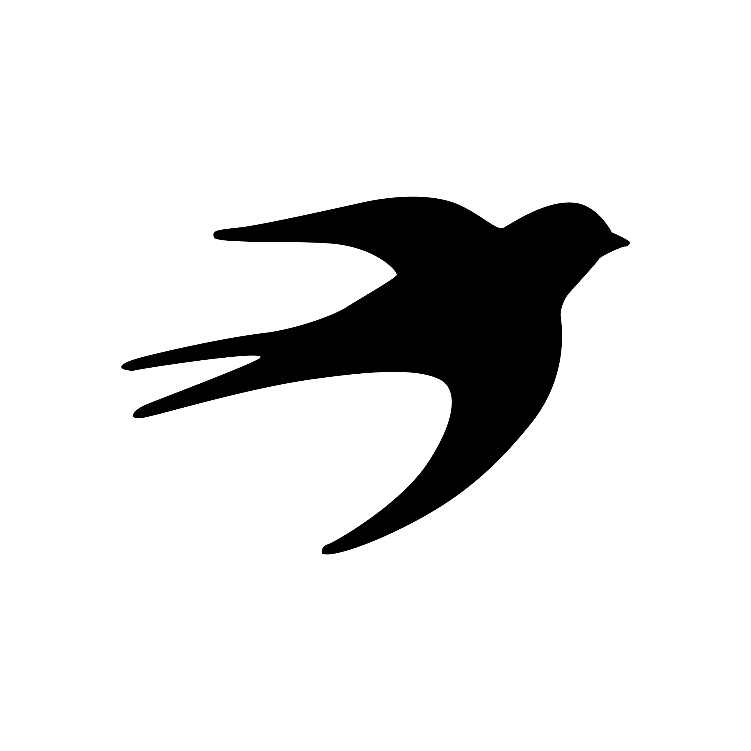 2480x2480 Sparrow Clipart Silhouette