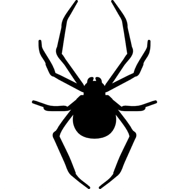 626x626 Spider Arthropod Animal Silhouette Icons Free Download