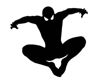 Silhouette Spiderman at GetDrawings | Free download