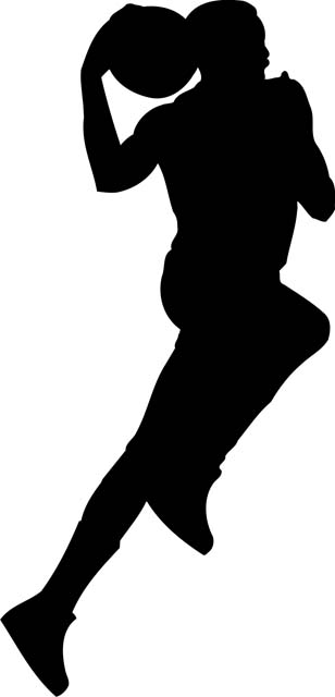 308x640 Sports Clipart Silhouette