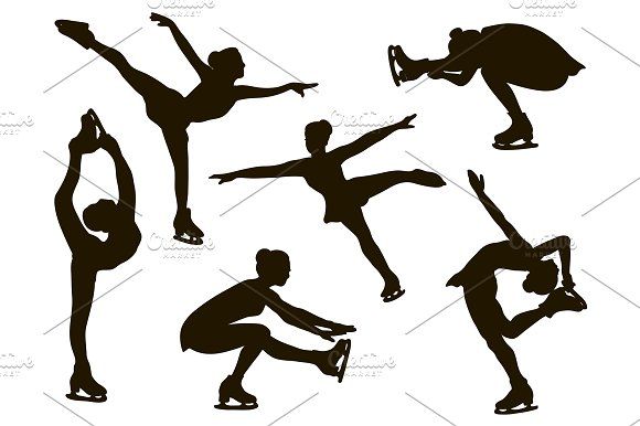 580x386 Figure Skating Set Sports Figures