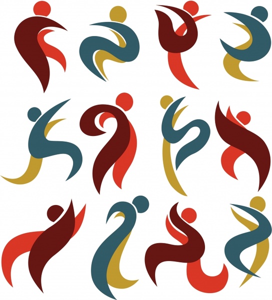 544x600 Sports Figures Silhouette Free Vector Download (8,315 Free Vector