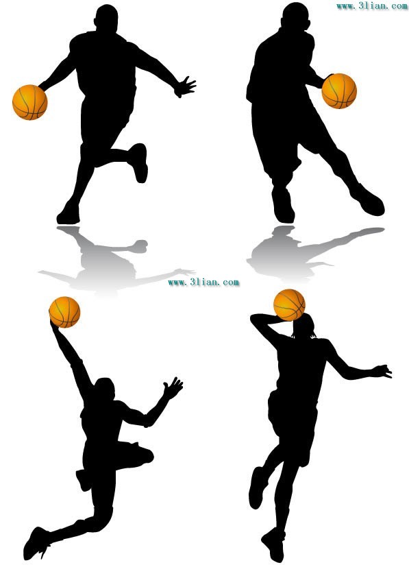 597x824 Basketball Figures Vector Sport Free Vector Free Download