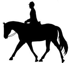 236x207 Western Pleasure Horse Silhouette Art Print Choose Your Colors