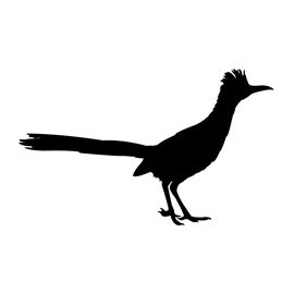 270x270 Roadrunner Silhouette Stencil Stencils Stenciling