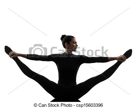 450x355 Gymnastics Clipart Silhouette Split Clipart Panda