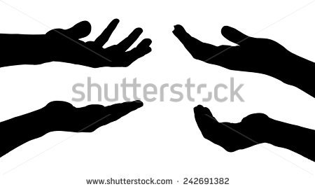 450x270 Photos Hand Silhouette Images,