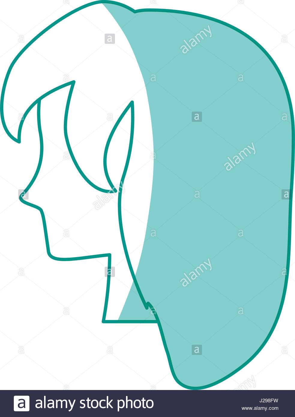 983x1390 Silhouette Woman Head Vector Stock Photos Amp Silhouette Woman Head