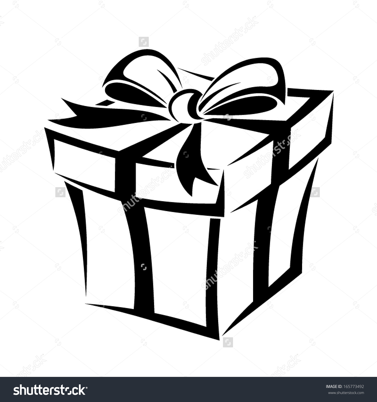 1500x1600 Box Clipart Silhouette