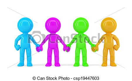 450x277 People Holding Hands Silhouette Clipart