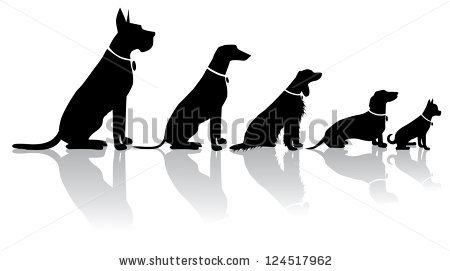 450x271 Dog Sitting Silhouette Clipart Collection