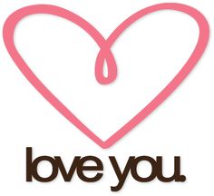 236x216 Decorative Die Words I Love You Silhouette Words