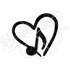 236x236 Music Note Monogram Svg Dxf Png Digital Download File Silhouette
