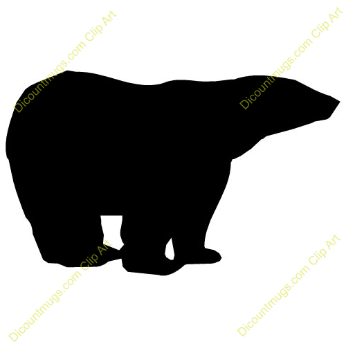 500x500 Sun Bear Clipart Bear Silhouette