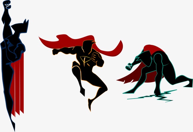 650x446 Superman Silhouette, Superman, Hero, Sketch Png And Vector