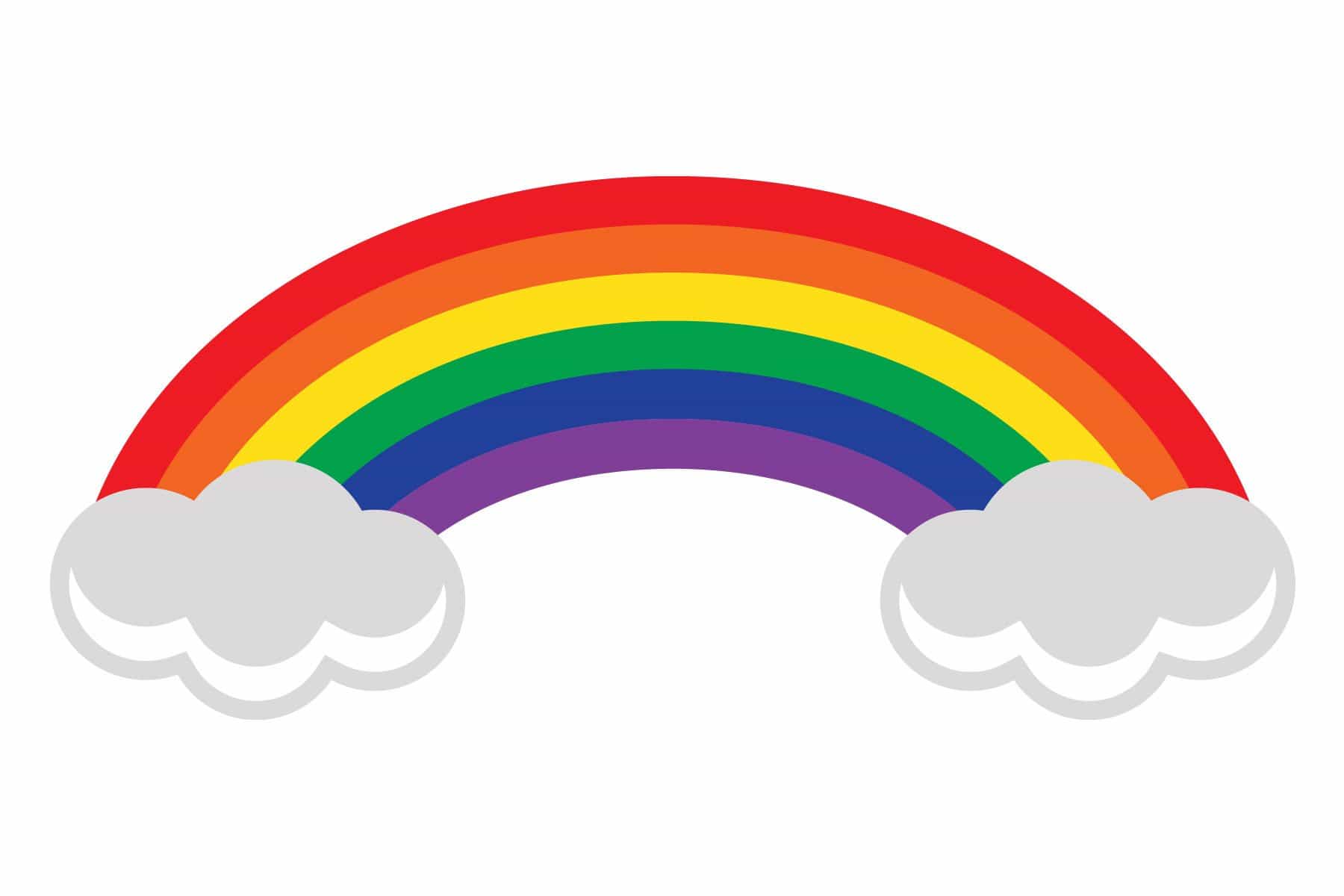 1800x1200 Free Rainbow Svg Cutting File For Use With The Silhouette