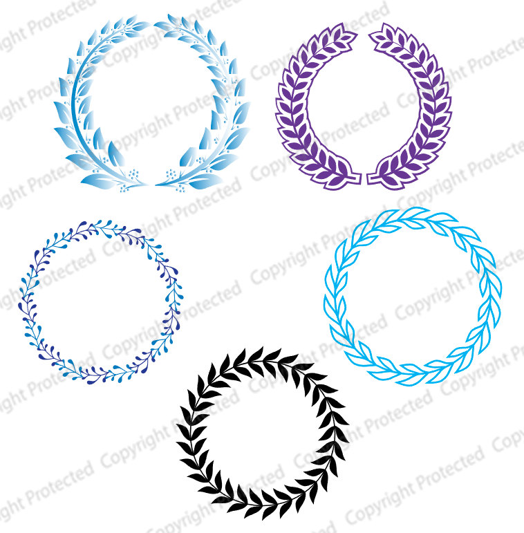 758x771 Svg Files Circular Monogram Files Used For Vinyl Cutting