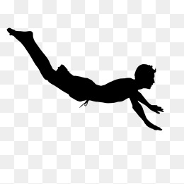 260x261 Swimming Silhouette Png, Vectors, Psd, And Clipart For Free