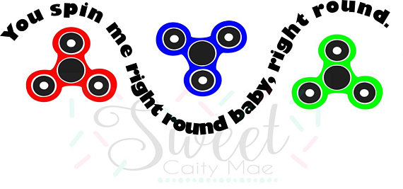 570x267 Hand Spinner Cut File Cameo Projects Cricut Projects