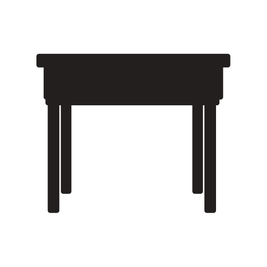 550x550 Table Silhouette
