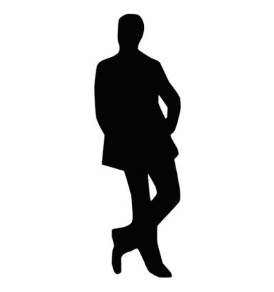 398x425 Silueta Hombre Cafe Cafes