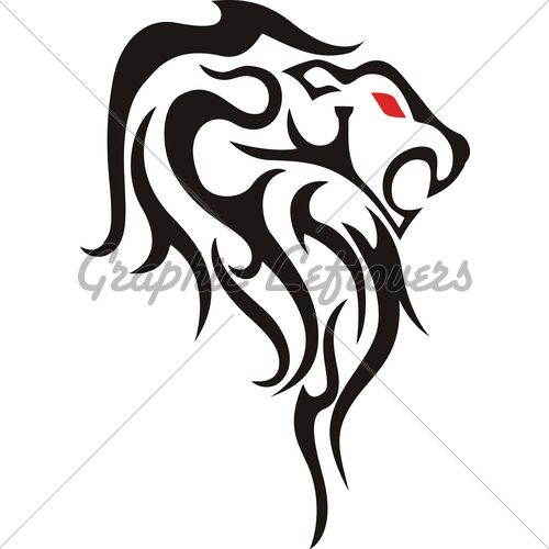 500x500 Heraldic Lion Silhouette Tattoo Pictures Gourds