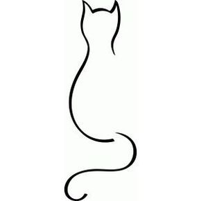 290x290 Cat Silhouette Design