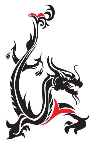 330x500 Tribal Dragon Protector Tattoos For The Kids