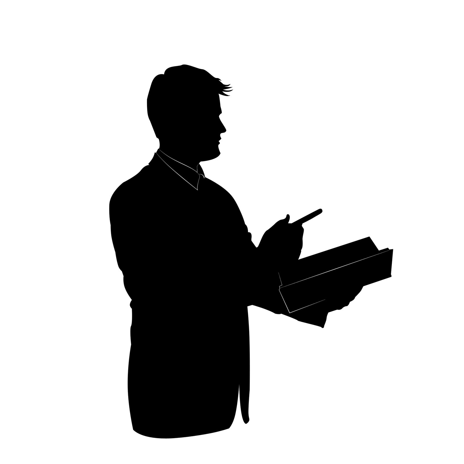 1600x1599 Teacher Silhouette Clipart