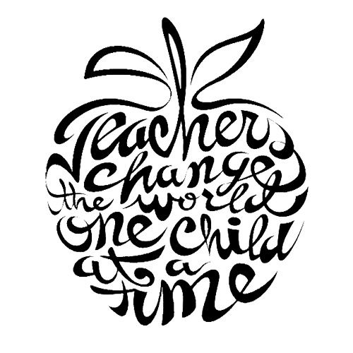 500x500 Teachers Change The World Die Cut Vinyl Decal Pv739 Teacher