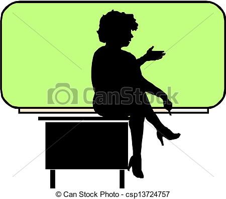 450x395 Teacher On The Blackboard Silhouette Clipart Vector