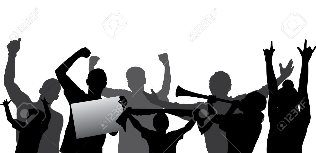 1300x630 Fans Clipart Silhouette